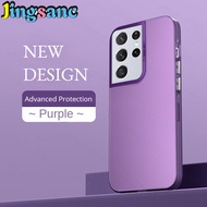 Jingsanc vỏ điện thoại cho Samsung Galaxy S24 S23 S22 S21 S20 + Plus Ultra FE 5g loạt Aurora da vỏ s