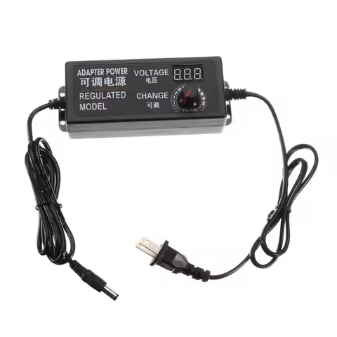 Adjustable AC To DC Power Supply 3V 5V 6V 9V 12V 15V 18V 24V 3A 5A Power Supply Universal 8 Pin DC 4