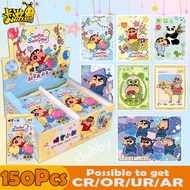 150Crayon shin chan card kayou rare CR/UR/AR Kad Party Pack No.2 anime merch gift for kids蜡笔小新卡片