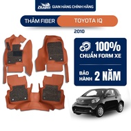 Fiber Leather Car Floor Mats for Toyota IQ 2010 5 seats ZKAPET