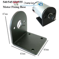 CHAMPIONO 555 Motor Bracket Aluminum Alloy 550/545/555 Black DC Motor Parts