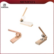SONONIA Wood Mochi Maker Dough Pressing Tool Kitchen Gadgets Dough Press Empanada Maker