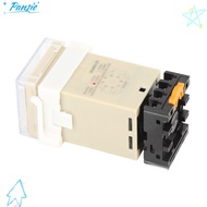 PANSIE Time Relay, with Socket Base 0.01S-99H99M Digital Time Relay, Precision Timing 220V DH48S‑2Z 