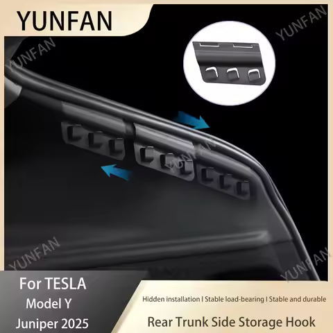 For Tesla Model Y Juniper 2025 trunk side hooks Tesla side storage hooks