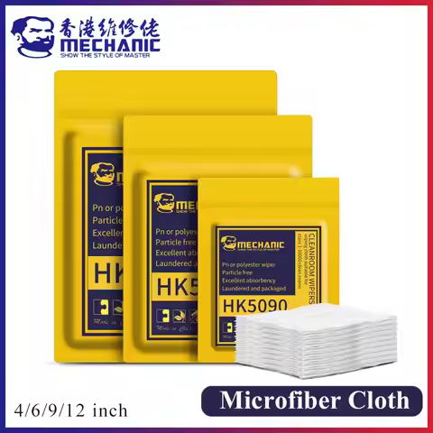 MECHANIC HK5090 Super Soft Cleanroom wiper cleaning Non Dust Cloth Dust Free Paper Clean LCD Repair 
