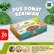 Donut Box Contains 6 Donut Box/ Delicious, Mantap Donut/ Size 27 x 18.5 x 5.3 cm Cake Box/ Bekasi