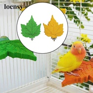 Ioensy Parrot Perch Stand, Bird Claw Grinding Perch, Leaf Station Perch, Easy Installation, Parrot S