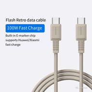 Sharge 100W Dual-Head type-c Data Cable Android Phone Charging Universal [Matching Macinna Charger R