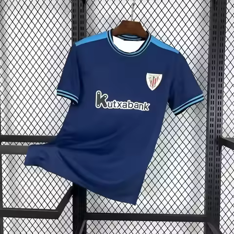 2026 Athletic Bilbao Away Football Jersey Sleeve Soccer Shirt Breathable Quick‑Dry Sports Fan Street