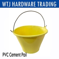 Cement Pail Cement Bucket / Tong Simen / Baldi Simen Kuning 灰桶 PVC yellow cement pail