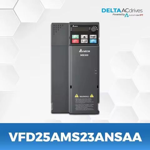 Delta Inverter MS300 Three Phase 230V VFD25AMS23ANSAA In Stock High quality VFD Delta Inverter Frequ