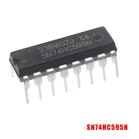 10pcs SN74HC595N 8-Bit Shift Registers with 3-State Output Registers DIP-16 SN74HC595 74HC595 Shift 