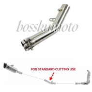 ZX6R 2024-2025 SLIP ON EXHAUST PIPING MANIFOLD MIDDLE PIPE