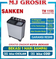 Mesin Cuci Sanken Tw 1155 11Kg 2 Tabung 11Kg New Stock