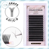 Adfz 9-16mm Mixed D Curl Independent Eyelash Extension Cluster Eyelash Soft And Natural False Eyelas