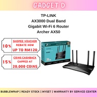 TP-LINK ARCHER AX50 AX-3000 | DUAL BAND | GIGABIT WIFI 6 ROUTHER