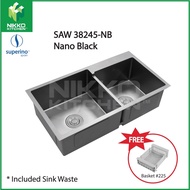 SUPERINO SAW38245 SUS304 Nano Sink + Tap Package