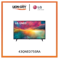 LG 43QNED75SRA QNED TV QNED75 43 inch 4K Smart TV 2023 Quantum dot Small TV wall design Ultra HD 4K resolution AI ThinQ