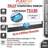 Tally Dascom 99051 T5130 Compatible 5130 Passbook Ribbon Cartridge Black for 5130 T5130 5130P T5130P