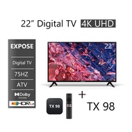 ทีวี 32 นิ้ว 24 /22/19 นิ้ว Smart TV สมาร์ททีวี 4K UHD Android 12.0 ราคาถูกๆ Google & Netflix & Yout