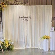 Cloth Curtain Layout Wedding Curtain Decoration Background Scene Stage Elastic Cloth Gauze New Style