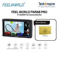FEELWORLD FW568 PRO 6-inch 1200nit High Bright Camera DSLR Monitor 4K HDMI 60Hz