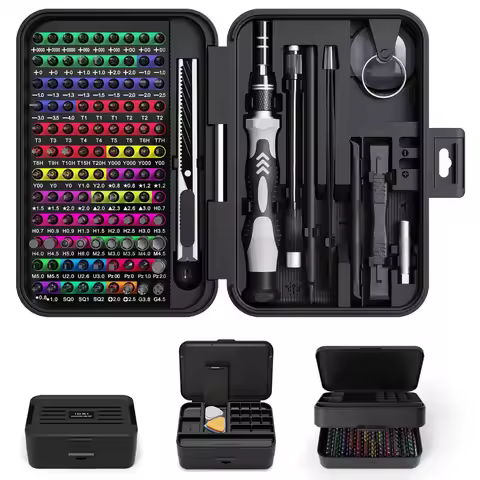 132 in 1 Precision Screwdriver Set Professional Hand Tool Kit Magnetic Torx Phillips Bits for iPhone