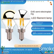 AEBYDEH LED Light Bulb, 4W Warm White Crystal Light Bulb, 2023 E12/E14/E26/E27 semi-plated 2200K 270