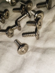 20 pcs stainless bolts Flat type 5x15 Stainless Body Bolts  fits to most automatic Yamaha Scooters