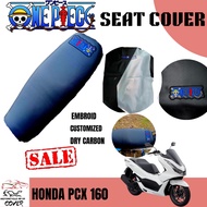 Motorcyle Seat cover for HONDA PCX 160 | One piece anime design | Dry carbon