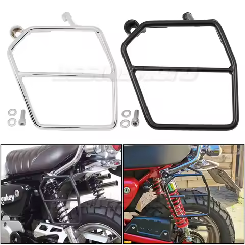 Motorcycle Left Saddle Bag Side Trunk Bag Support Bracket Side Trunk Bag Holder For Honda Monkey 125