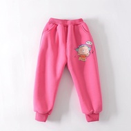 （HOT） 2022 New Children's Fleece Cotton Pants Printed Headphones Boys and Trousers Piece Delivery