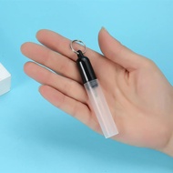 Spray Bottle 3ml 5ml Plastic Perfume Sample Bottle Key Ring Snap-on Perfume Dispenser Bottle Mini Po