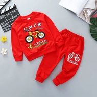 NB- 2IN1 KIDS SET (SHIRT + CLNA) BYCYCLE BOYS' SET (COD)
