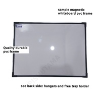 2 feet x 2 feet magnetic whiteboard with tray / 2 ft x 2 ft / 60 cm x 60 cm/ 24 in x 24 in