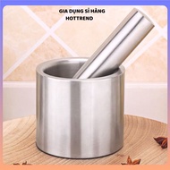 HIGH QUALITY STAINLESS STEEL 304 STEEL STEEL PILL SET - Garlic pounder, pepper pounder, spice pounde
