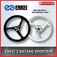 ENKEI 3 BATANG SPORTRIM / ORIGINAL / NEW STOCK / BLACK / WHITE / Y15ZR Y16ZR / RS150R RSX / NVX155 /