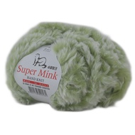 Super MInk Super Soft Fur Eyelash Knitting Crochet Yarn Chunky Fluffy Faux Knitting Crochet 80g