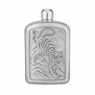 Royal Selangor Ink Collection Limited Edition Ortis Tiger Hip Flask