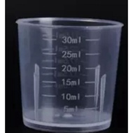15ml 30ml Measuring Cup Plastic Small Size Round Neck
