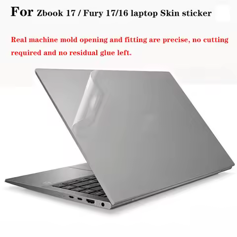 For HP Zbook 17 G6 G5 G4 g3notebook skin sticker Zbook Fury 17 G8 g7 computer body shell film access