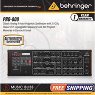 Behringer PRO-800 Classic Analog 8-Voice Polyphonic Synthesizer (PRO800 / PRO 800)