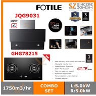 FOTILE JQG9031 CHIMNEY COOKER HOOD 1750m3/hr + FOTILE GHG78215 BUILT-IN HOB / 2 BURNER / 5.0kW / SAF