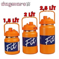 DAGMARC Sports Water Bottles, Stainless Steel Insulated Water Bottle, Portable BPA Free Thickened 2L