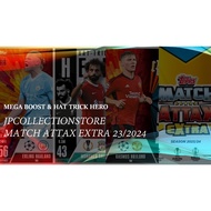 [Mega Boost &amp; Hat-Trick Hero] 2023/24 Match Attax Extra Football Shiny &amp; Normal Cards