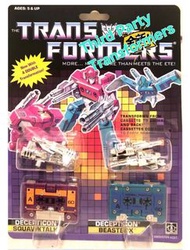 （切勿光顧假冒店）全新品 80年代 絕版 古董 Squawktalk Beastbox 猩猩 鷹 合體 Blaster Soundwave 錄音帶 磁帶 G1 Vintage 變形 經典收藏 可重拾兒