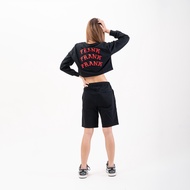 PAUL FRANK เสื้อครอปแขนยาว WOMENS PULLOVER CROP FRANK FRANK