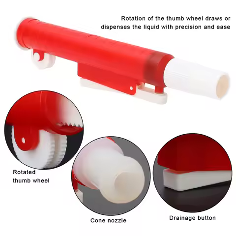 Pipette Pump 25ml Pipette Pump Filler Pipette Filler Pipette Pump Filler for Disposable Plastic and