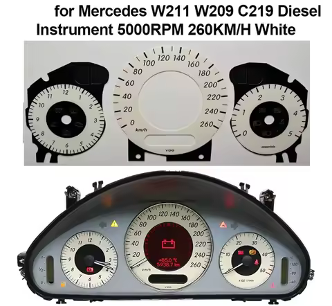 Dashboard Tacho Speedo Dials For Mercedes Benz W211 W209 C219 W219 Diesel Instrument Cluster Gauge F