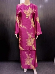 Baju Kurung Pahang Batik Seta Pura Silk (KSP22064) BBSjb